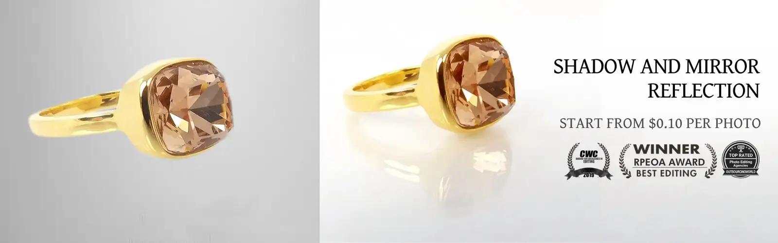 Banner for Jewelry Reflection effect