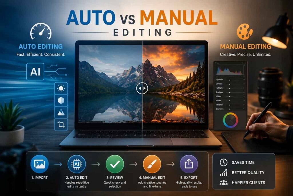 auto/manual editing