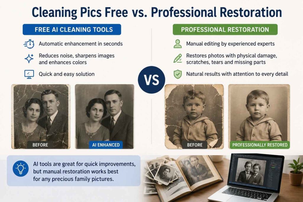 _Pics Free vs. Professional Restoration