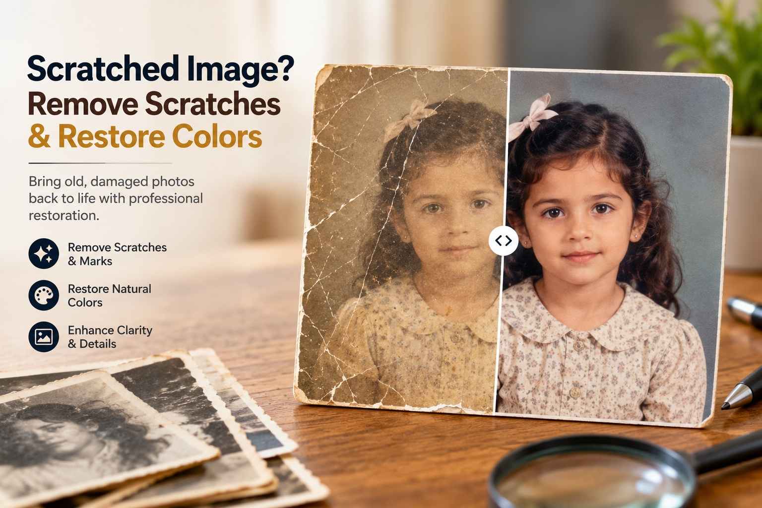 Scratched Image