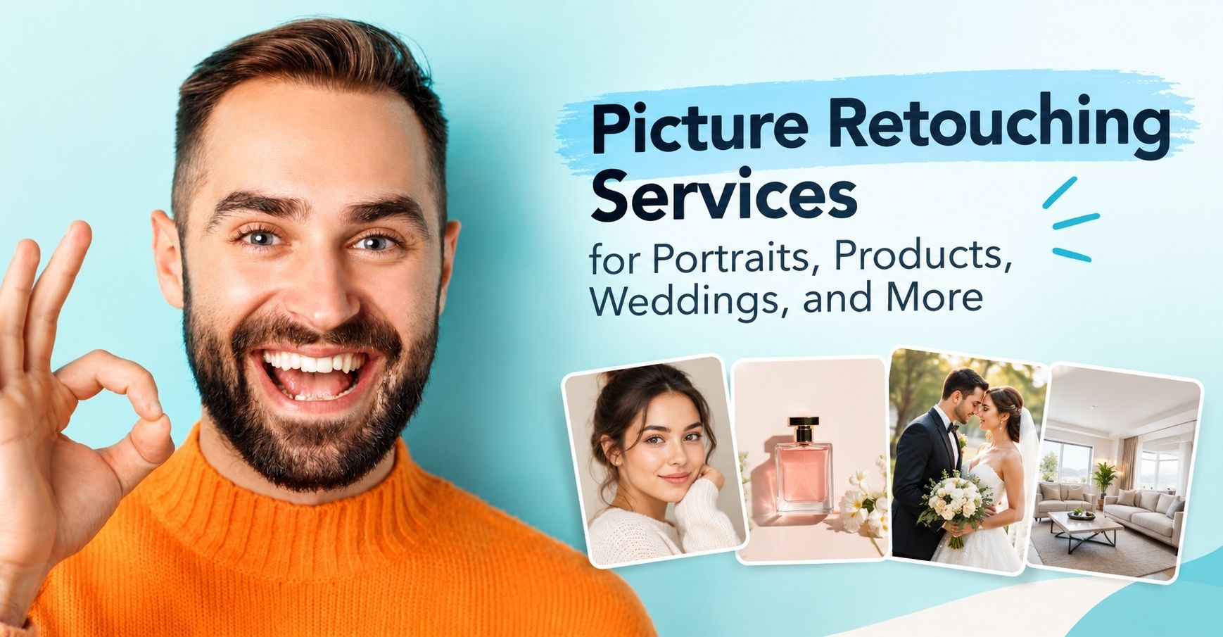 Picture Retouching Services for Portraits, Products, Weddings, and More